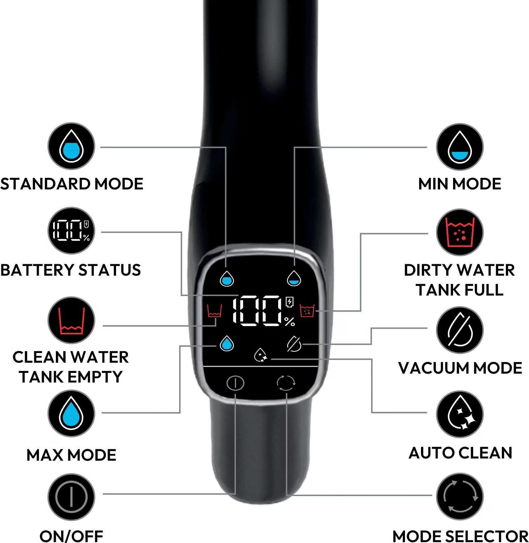 Hoover Hw600 011 Stick Vacuum Battery Dry&Wet Bagless 220 W Black