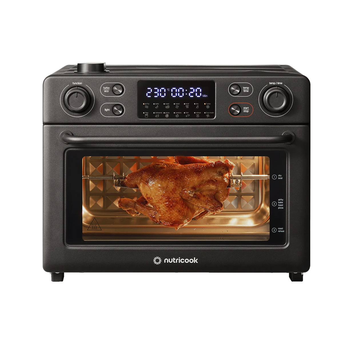 Nutricook Baker'S Oven- 30L Air Fryer + Toaster Oven Nc-Afto330k