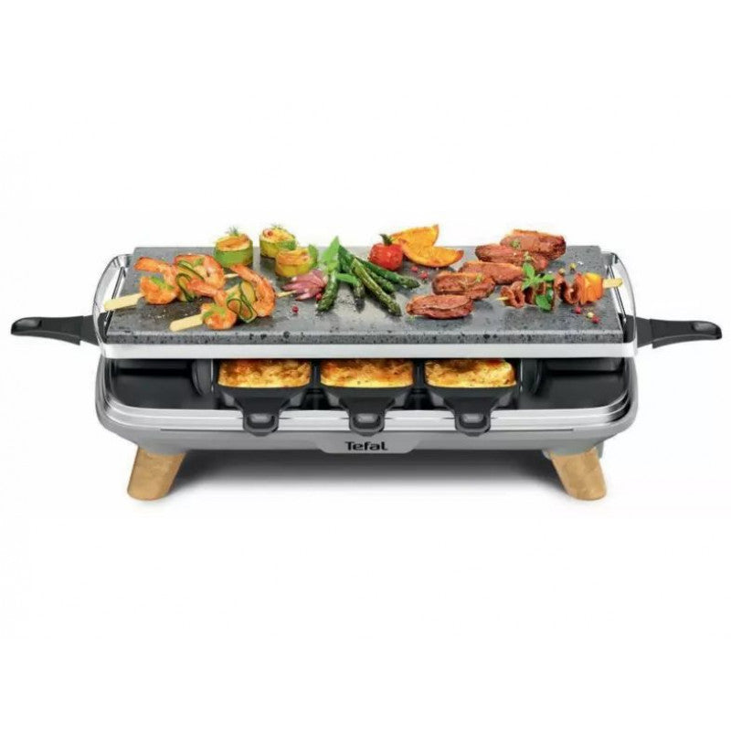 Tefal Grill Raclette Stone Gourmet, for 8 Persons 1350 W