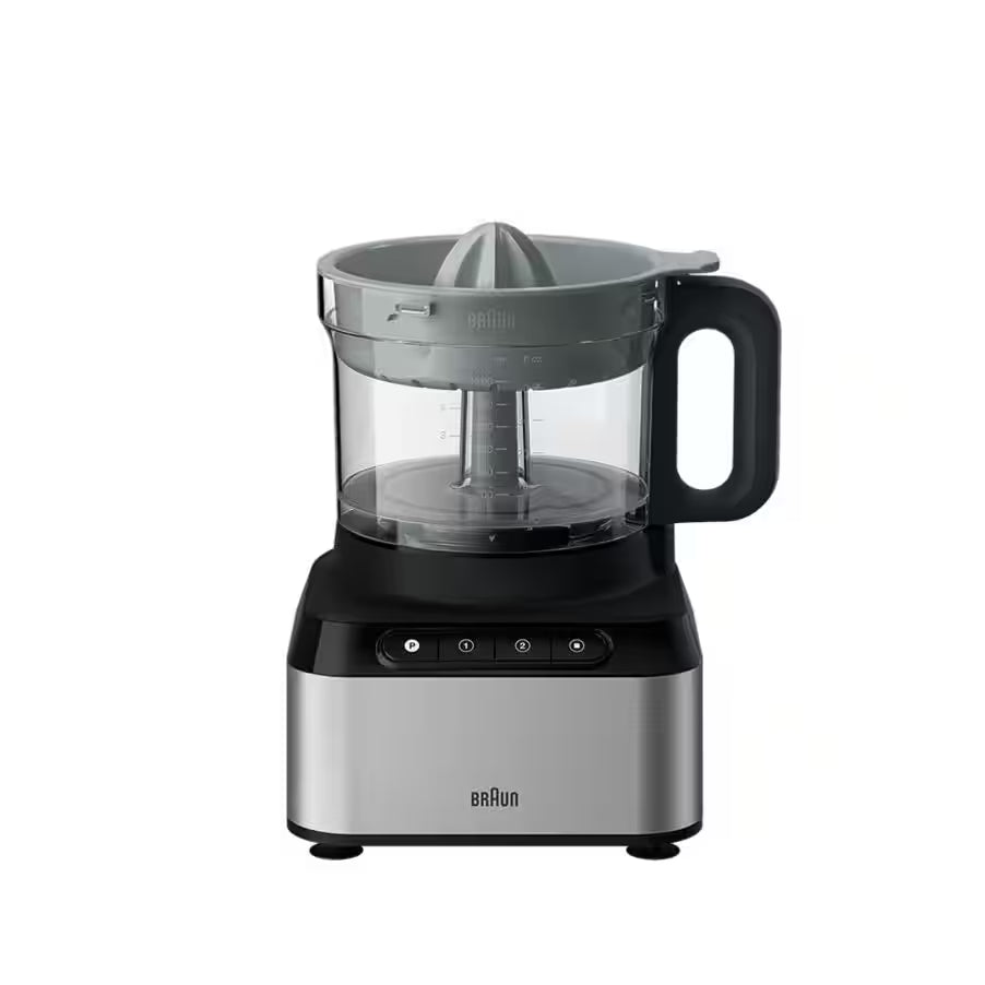 Braun PurEase Food Processor FP3233SI | 800W | 2.1L Bowl | Black