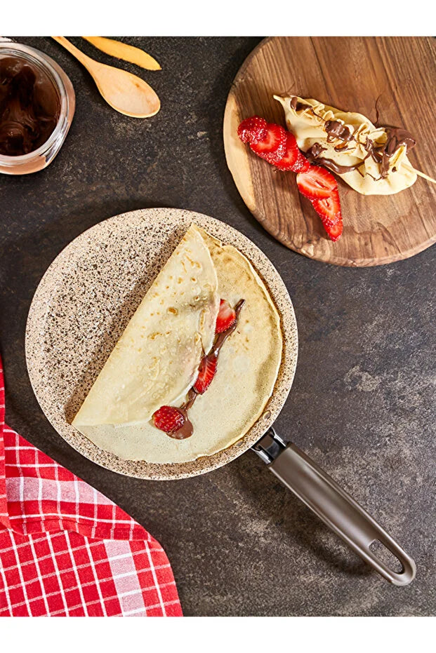 Falez Creamy Premium Crepe Pan, 24 Cm