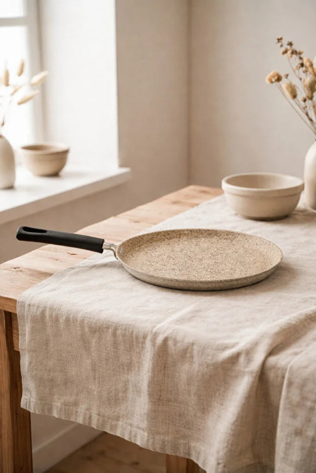 Falez Creamy Premium Crepe Pan, 24 Cm