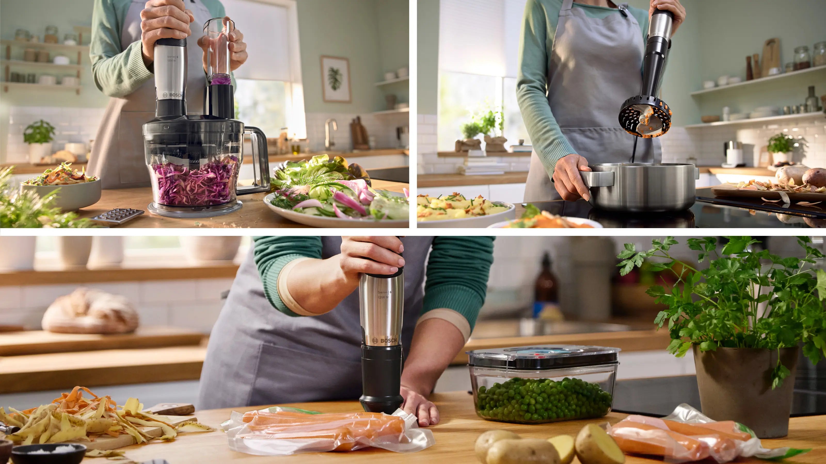 Bosch Hand Blender Ergomaster 1200 W Stainless Steel