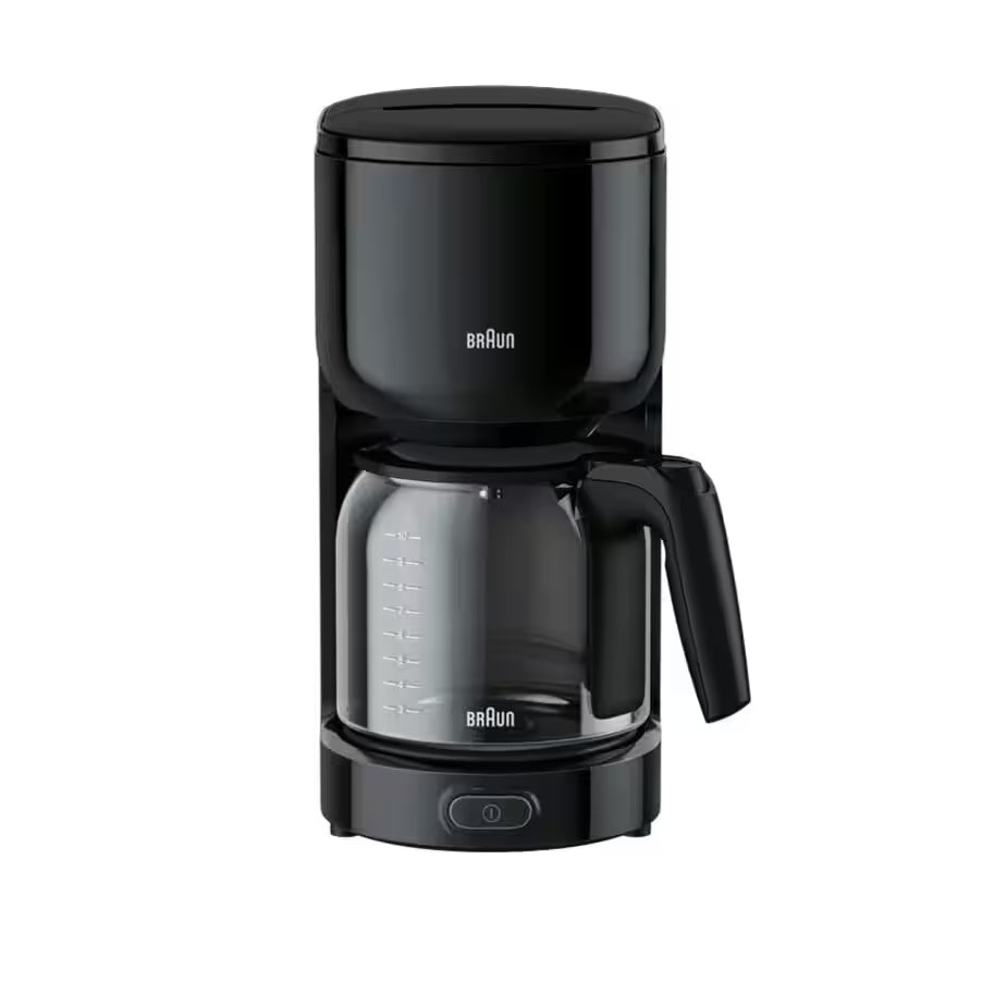 Braun PurEase Coffee Maker 1000 W, 10 cups, Black,