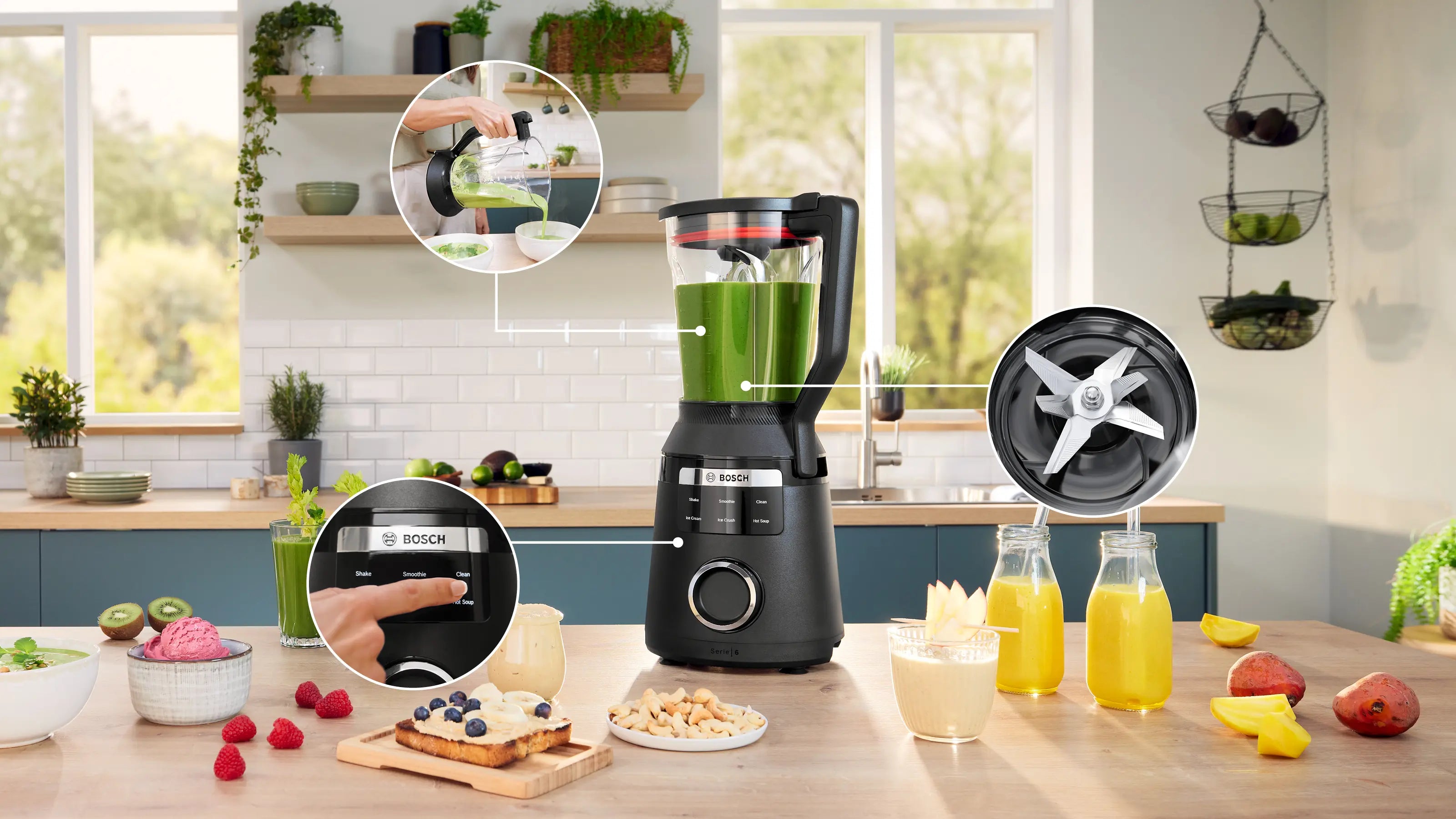 Bosch Blender 1800w Serie 6 Black