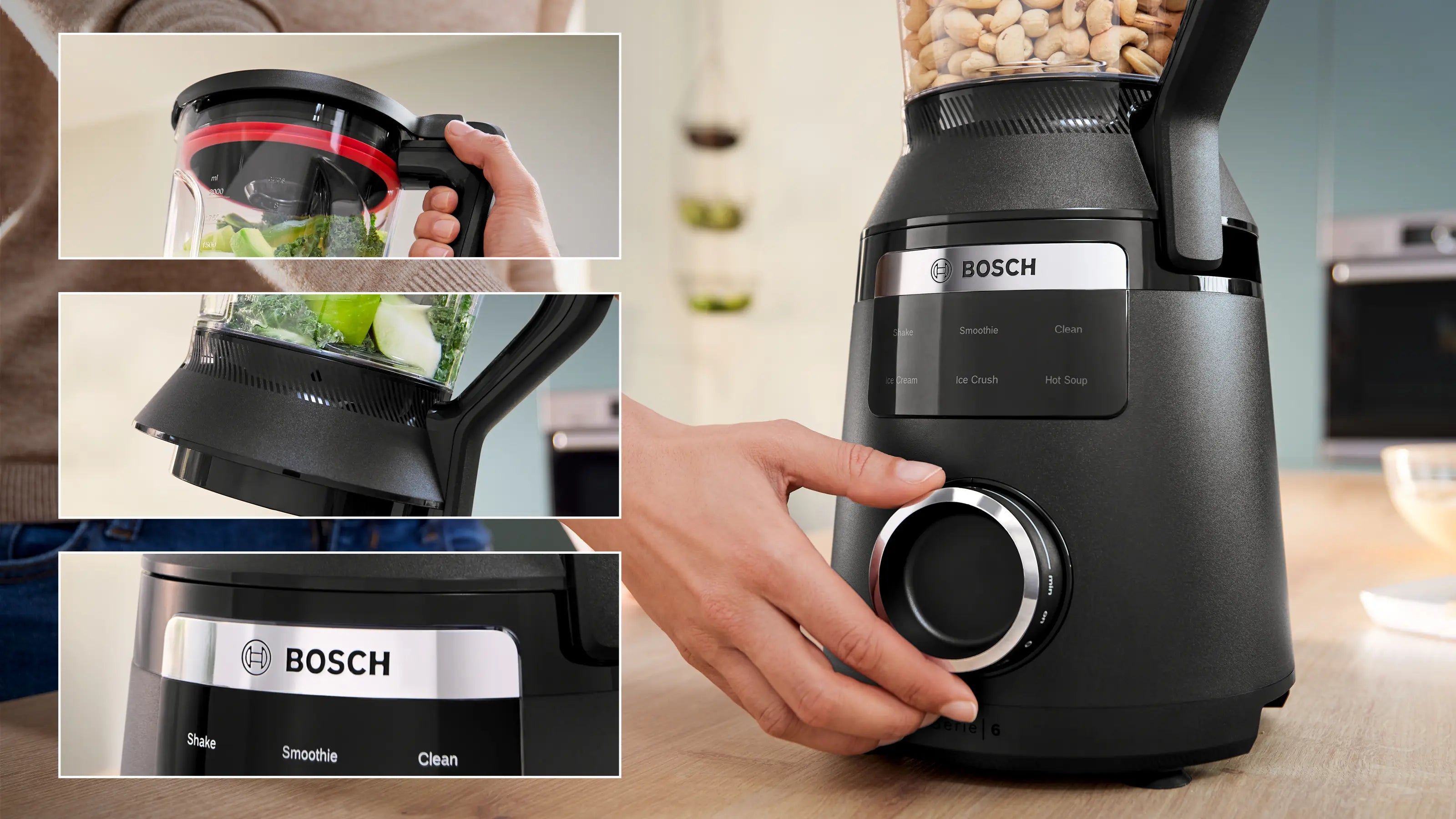 Bosch Blender 1800w Serie 6 Black