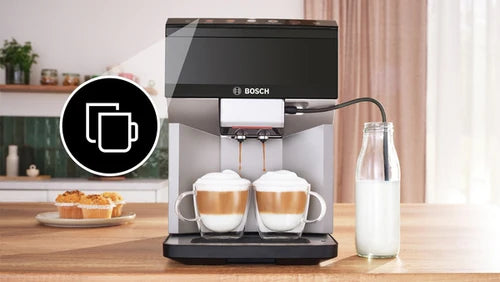 Bosch TPE40307 Fully Auto Espresso-Coffee Machine Series 4 1500w Inox Silver Metallic