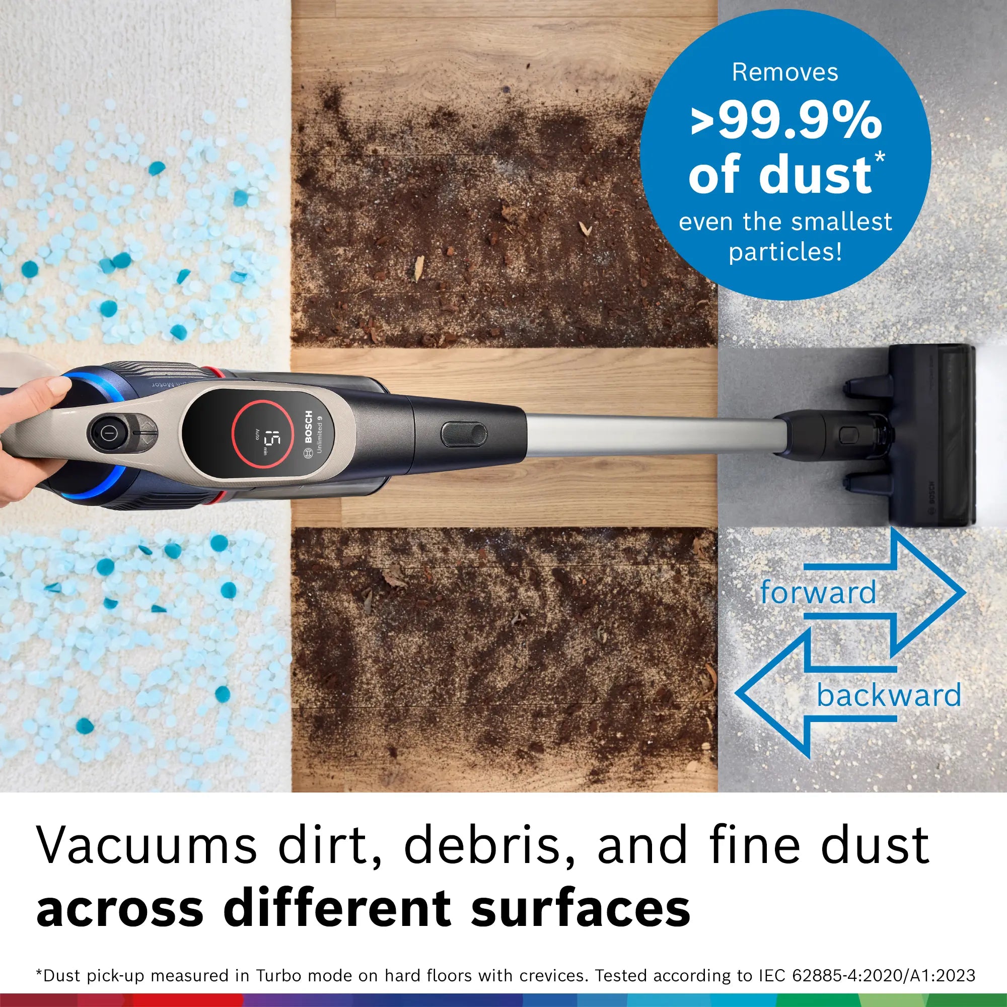 Bosch BCS931GAC Unlimited 9 Series 9Flagship Multi-Surface Cordless Vacuum