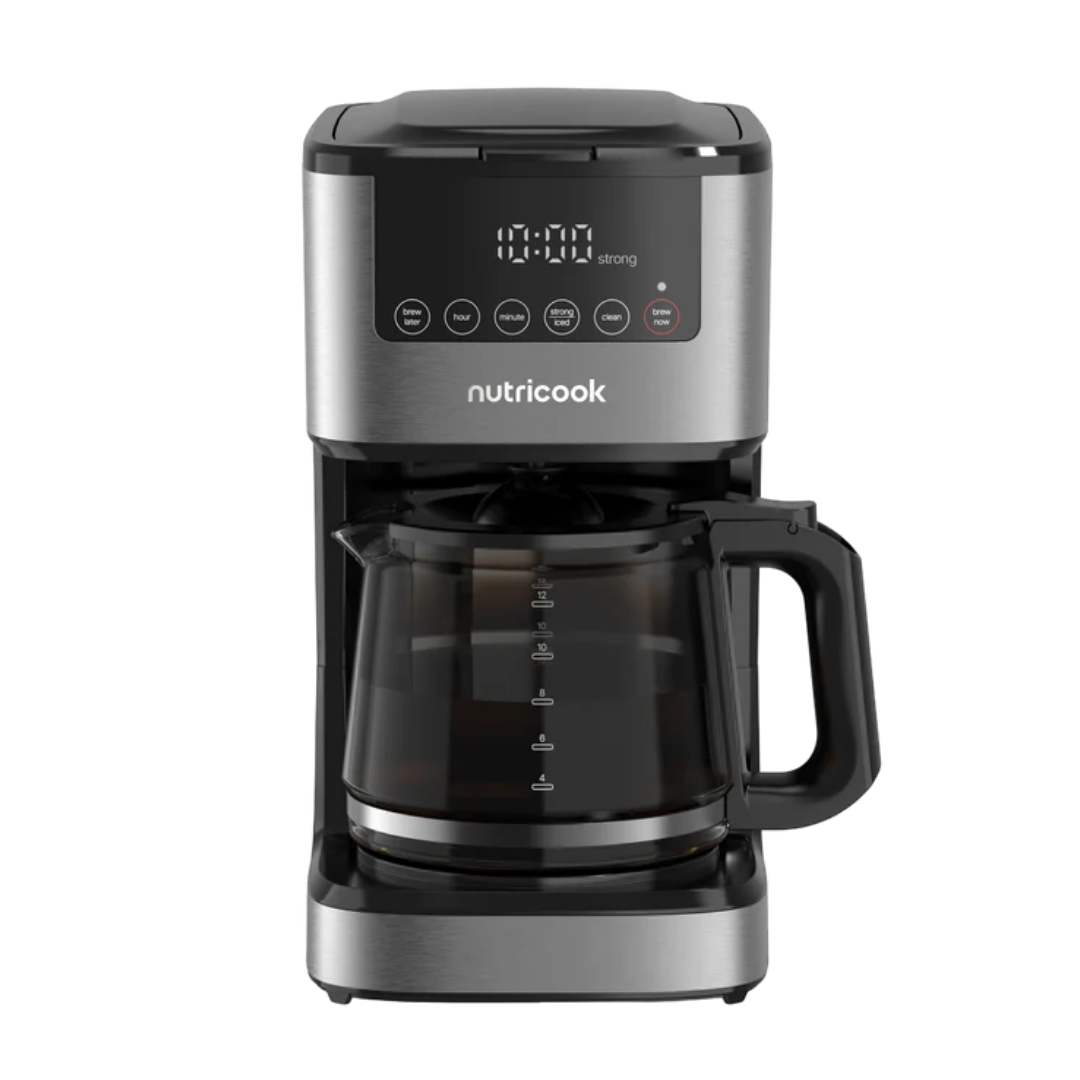 Nutricook DC150 Essentials 12-Cup Drip Coffee Maker – 900W, 24H Auto Brew