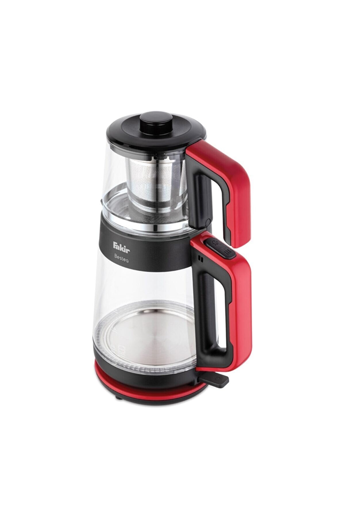 Fakir Tea Maker 1900W,Capacity 2L , Glass,Red