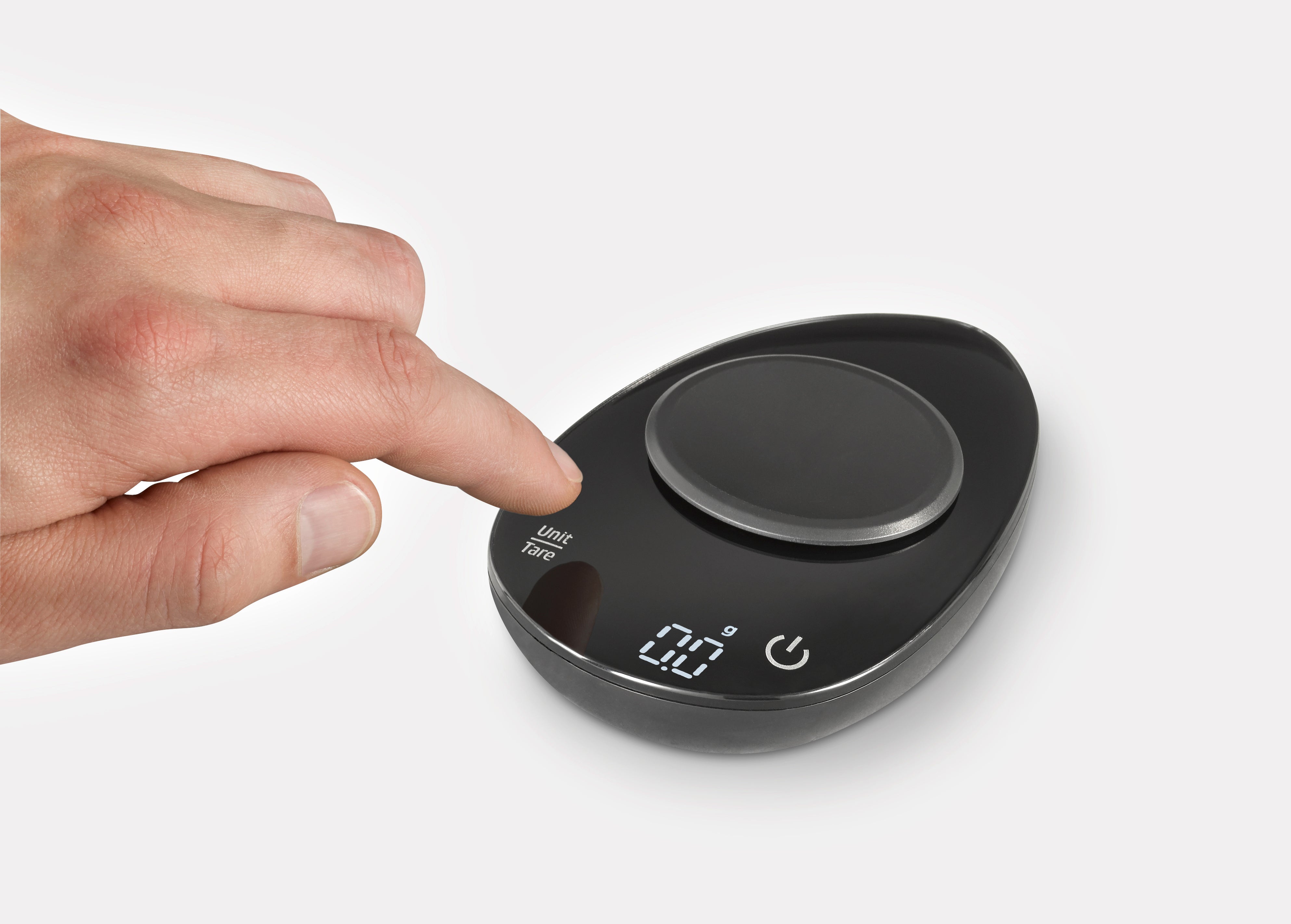 Caso Finocompact Kitchen Scale, Highly precise weighing scales for spices, tea, coffee, medicine, Stainless Steel. Caso Design Product