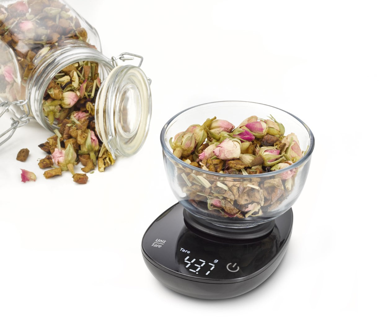 Caso Finocompact Kitchen Scale, Highly precise weighing scales for spices, tea, coffee, medicine, Stainless Steel. Caso Design Product