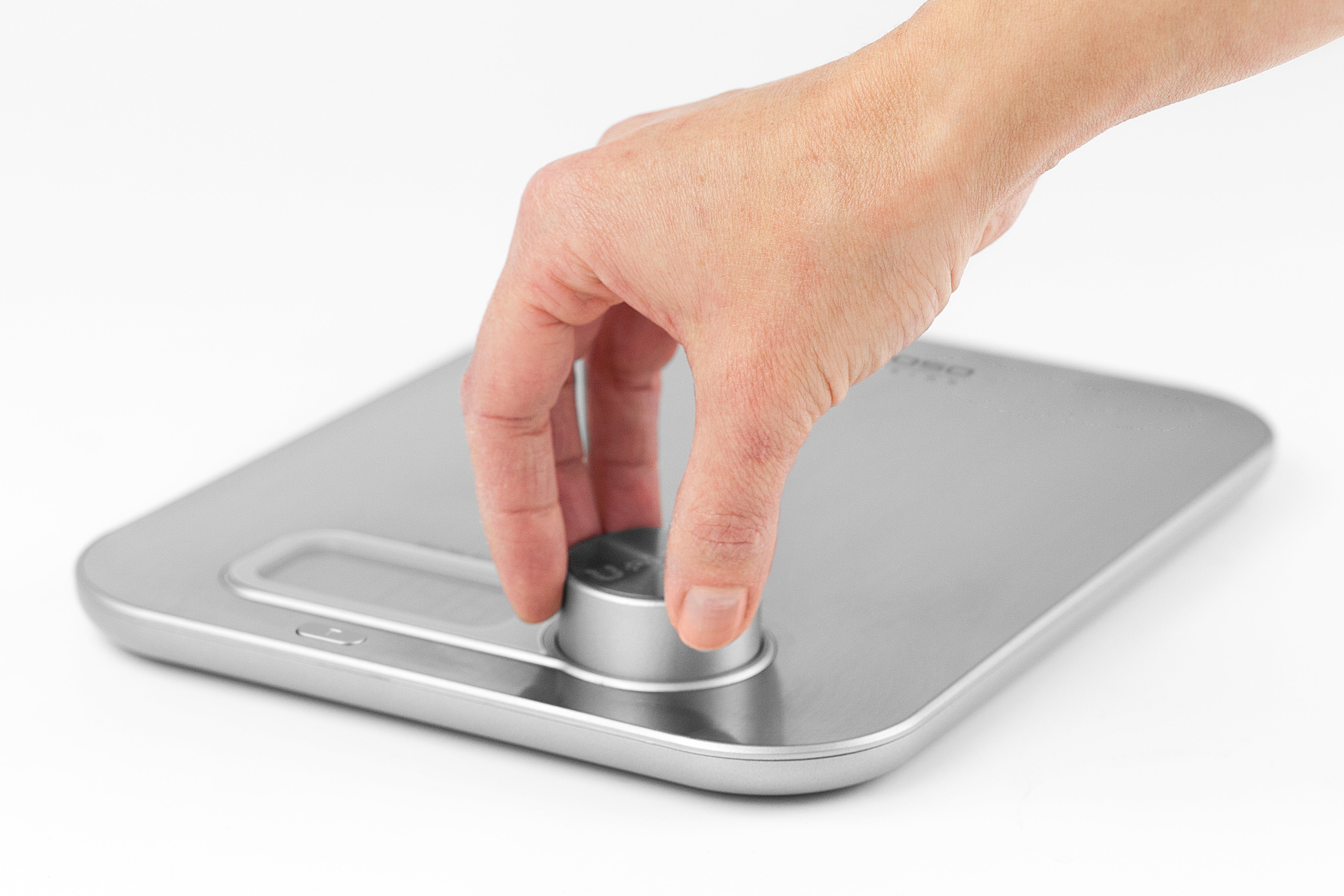 Caso Manual Energy Kitchen Scale, Brushed Stainless Steel, Digital Display. Caso Design Product