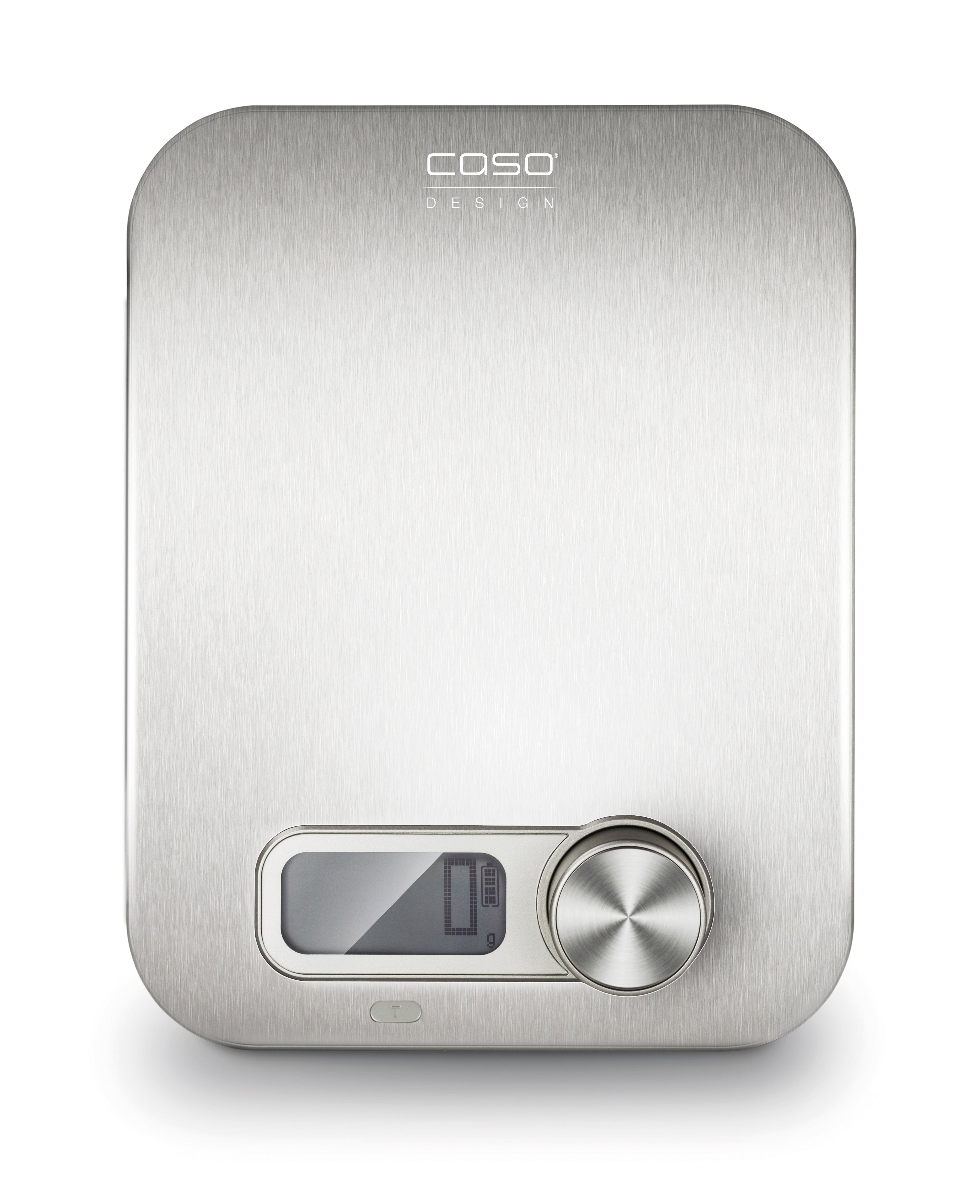 Caso Manual Energy Kitchen Scale, Brushed Stainless Steel, Digital Display. Caso Design Product