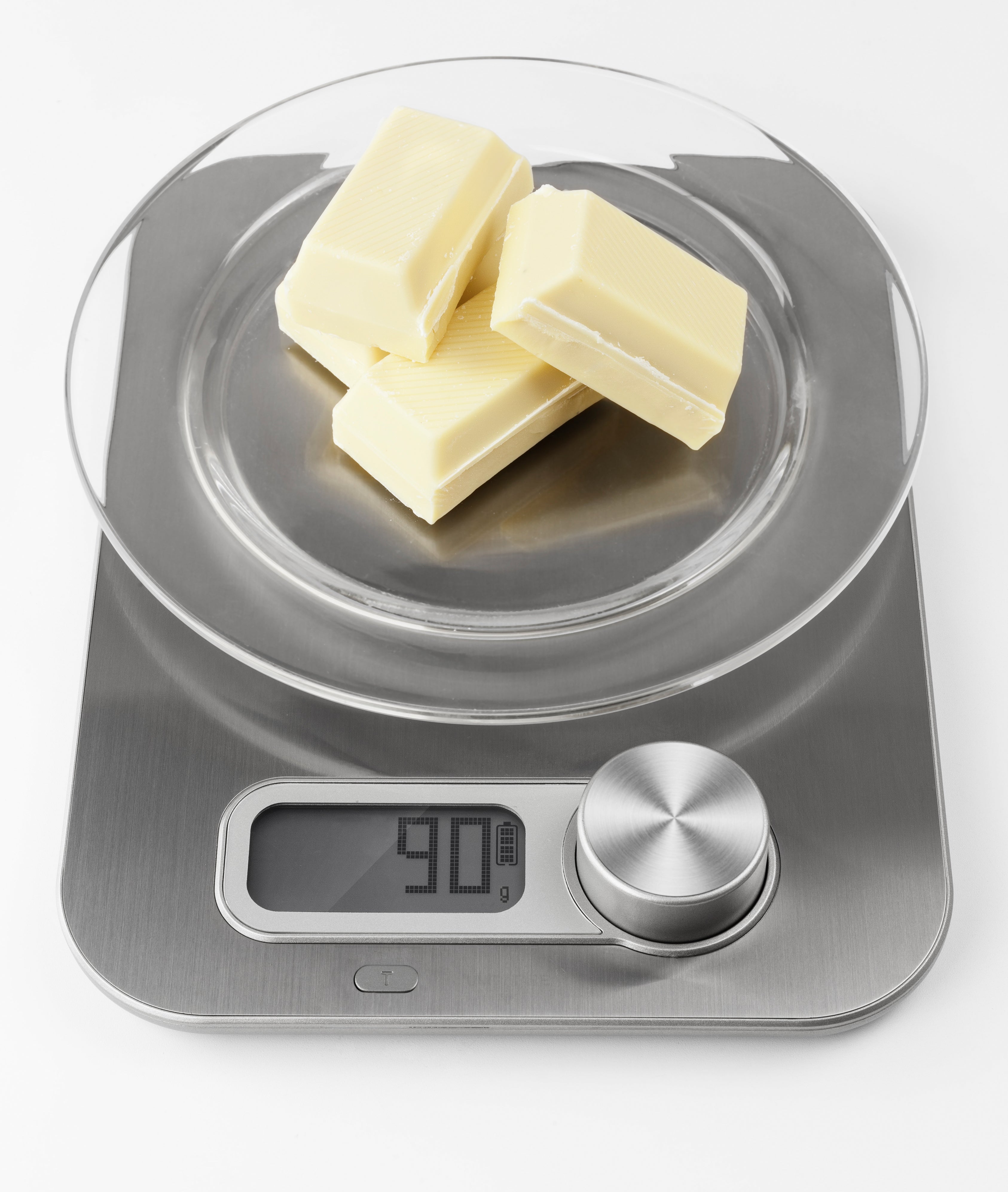 Caso Manual Energy Kitchen Scale, Brushed Stainless Steel, Digital Display. Caso Design Product