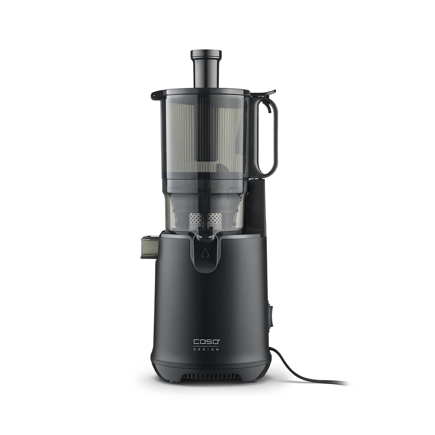 Caso Slow Juicer Xlarge, 250W, Low Rotation Speed(40 rpm), Large Filling Opening for 130mm Diameter for Whole Fruits. Caso Design Product