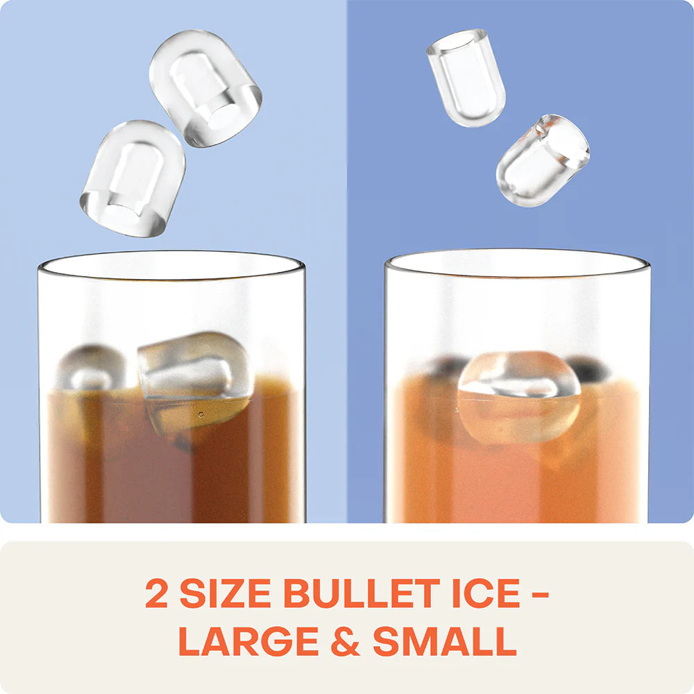 Nutricook Icy Bullet Ice Maker NC-ICY510S | 7-Min Ice | Silver