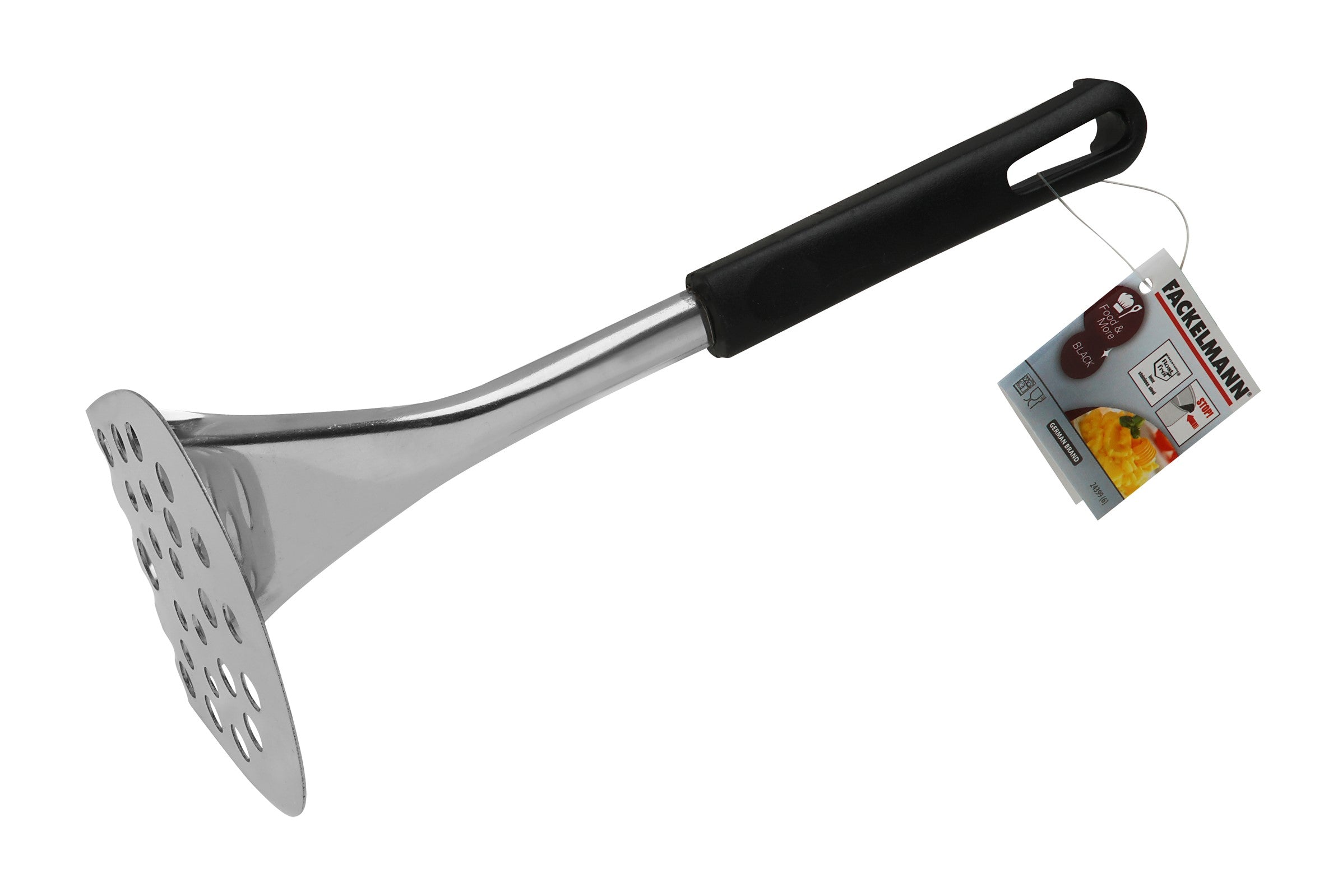 Fackelmann Potato Masher, PP & S.S, 240 mm, Black