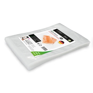 Caso Vacuum Polybags, 20x30 cm, 50 Pieces, BPA-Free, very strong & tear-proof approx, reusable, suitable for vacuum sealers. Caso Design Product