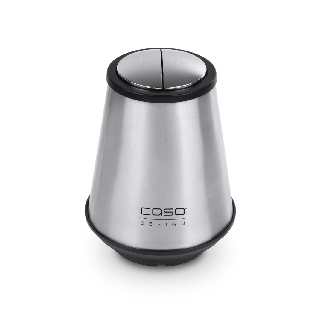 Caso Universal Glass Chopper, 400W, Heavy Duty Glass Container with 1.2 Liter Capacity, 4 Premium Stainless Steel Knives, Stainless Steel. Caso Design Product
