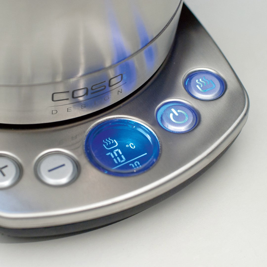 غلاية كهربائية من كاسو، سعة 1.7 لتر، 2200 واط، هيكل وداخلية عالية الجودة من الفولاذ المقاوم للصدأ، خاصية الإيقاف التلقائي لمزيد من الأمان  منتج تصميم كاسو، الأردن