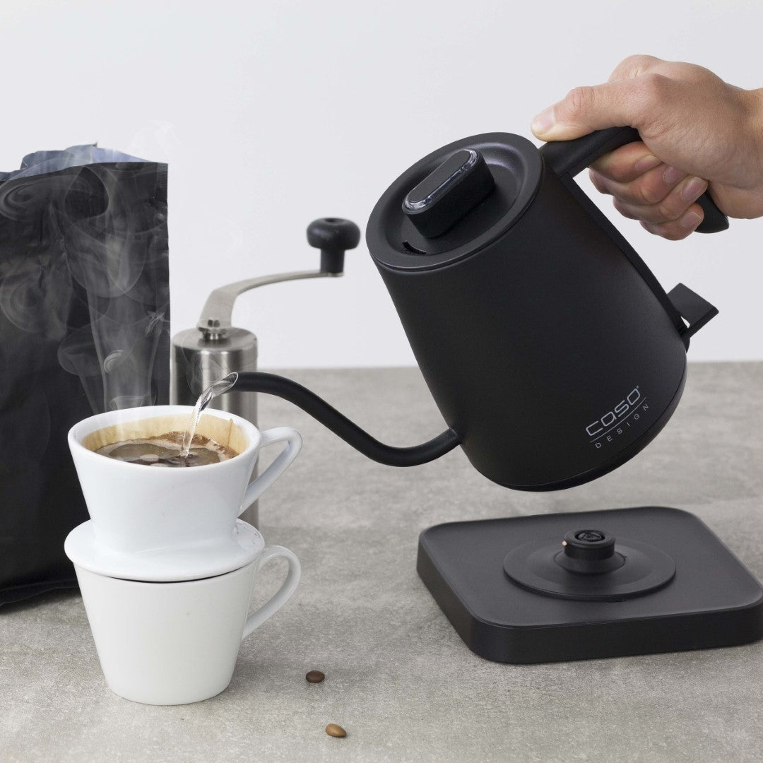 Caso Coffee Classic Kettle, 0.5 Liter, High Quality design with Water Spout , Stainless Steel interior, Coffee and Tea preparation. Caso Design Product