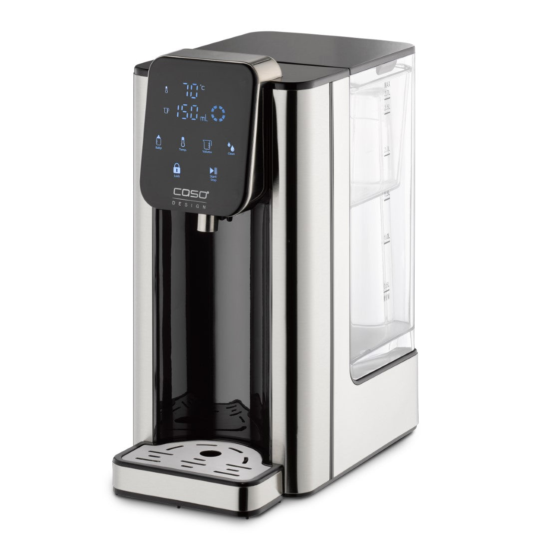 Caso Hot Water Dispenser, HW660, 2.7 Liter, 2600W, Black Stainless Steel, 100-400ml Hot water in seconds. Caso Product Design