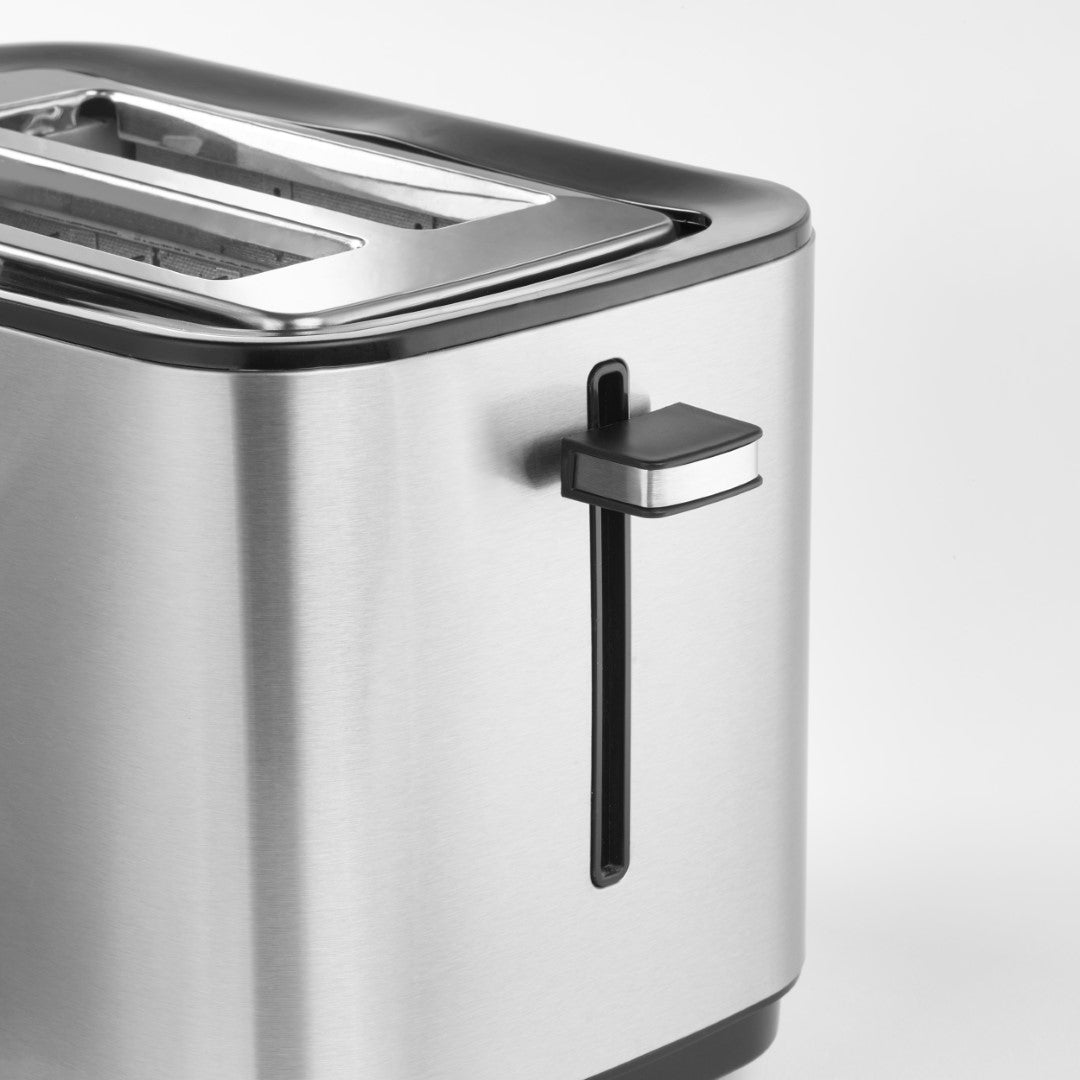 محمصة توستر مختارة من كاسو مزودة بشاشة رقمية، 2 شريحة، إعدادات مثالية لمستوى التحميص مع 7 مستويات، سهولة الاستخدام بفضل لوحة التحكم التي تعمل باللمس والمقبض الدوار  منتج تصميم كاسو ديزاين، الأردن