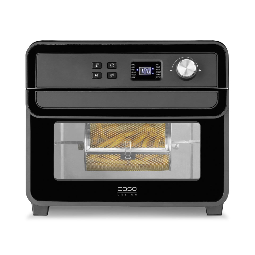 Caso Airfry Chef Hot Air Fryer With Timer, 1700W, Black , 3 Temperature Levels from 40°C to 230°C (5°C Increments). Caso Design Product