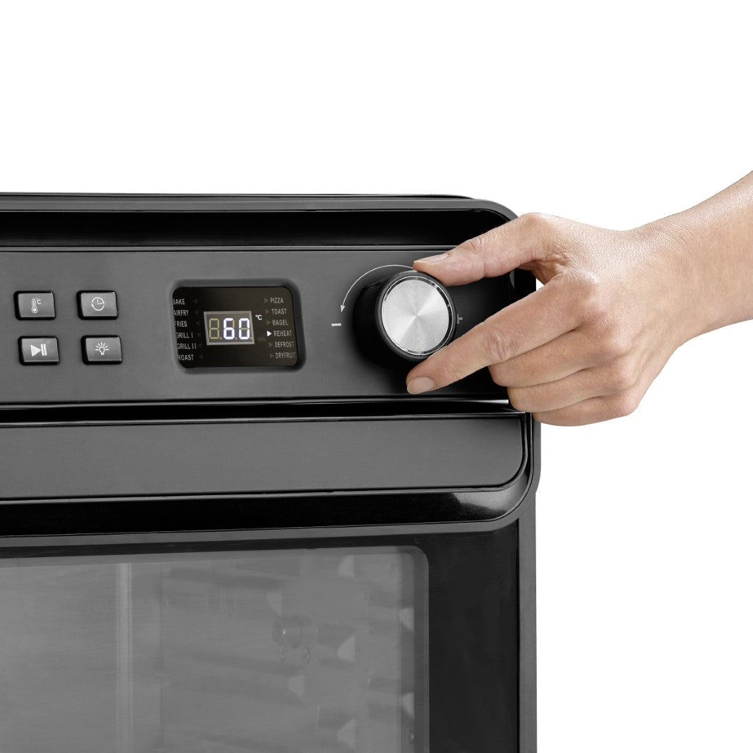 Caso Airfry Chef Hot Air Fryer With Timer, 1700W, Black , 3 Temperature Levels from 40°C to 230°C (5°C Increments). Caso Design Product