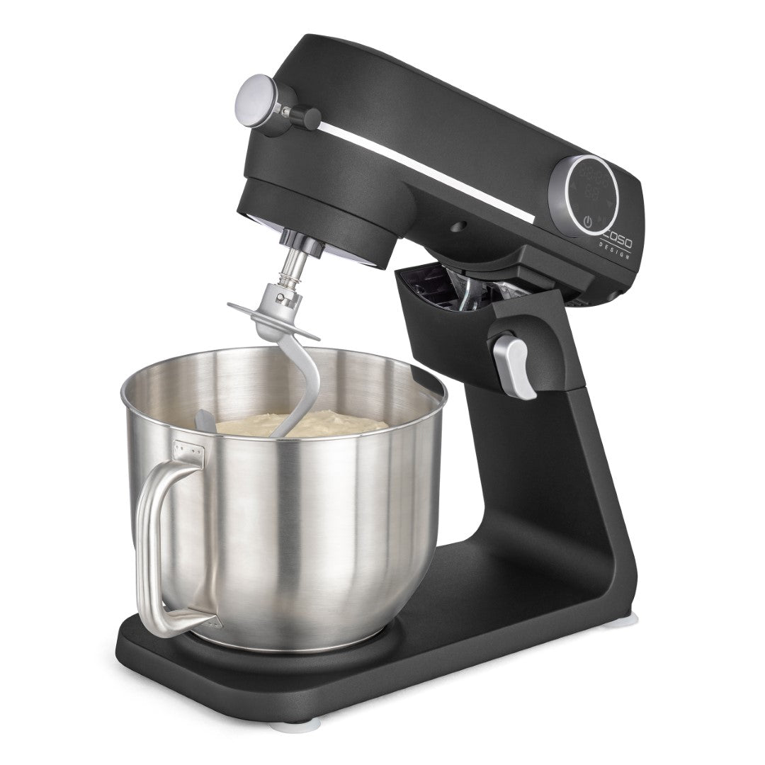 Caso Mixer, 6 Liter Stainless Steel Bowl, 1800W, Black, 10 Speed, Touch Control. Caso Design Product