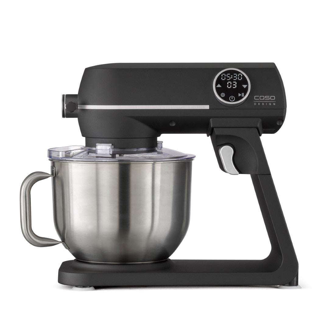 Caso Mixer, 6 Liter Stainless Steel Bowl, 1800W, Black, 10 Speed, Touch Control. Caso Design Product