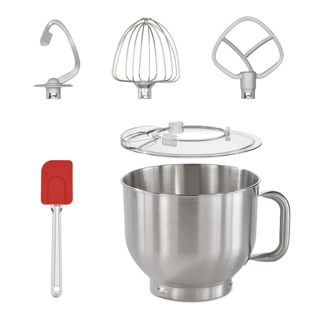 Caso Mixer, 6 Liter Stainless Steel Bowl, 1800W, Black, 10 Speed, Touch Control. Caso Design Product