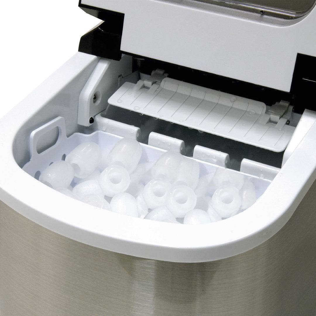Caso Icemaster Pro Ice Cube Maker, 140W, Large Water Tank 1.7 Liter, Fast Preparation of Ice cubes in 6-13 min, Automatic Cutout. Caso Design Product