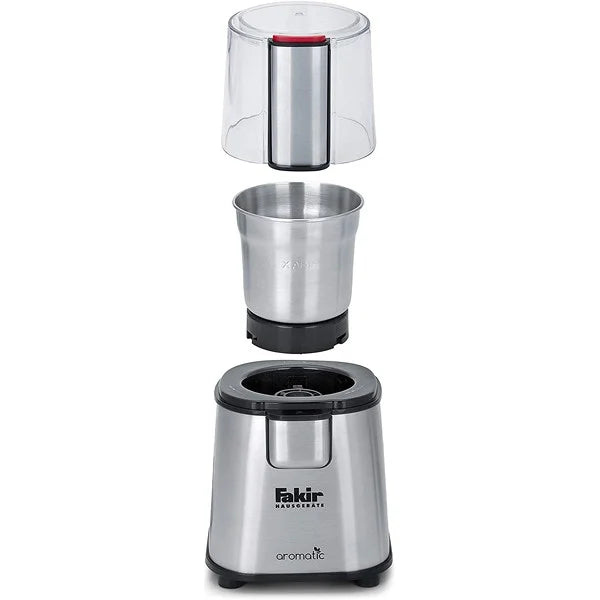 Fakir Aromatic Coffee and Spice Grinder,Silver