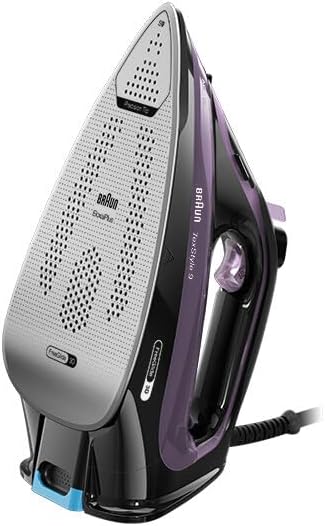 Braun Iron, EloxalPlus with FreeGlide 3D Technology, 3100 W, 330 ml Water Capacity,Purple