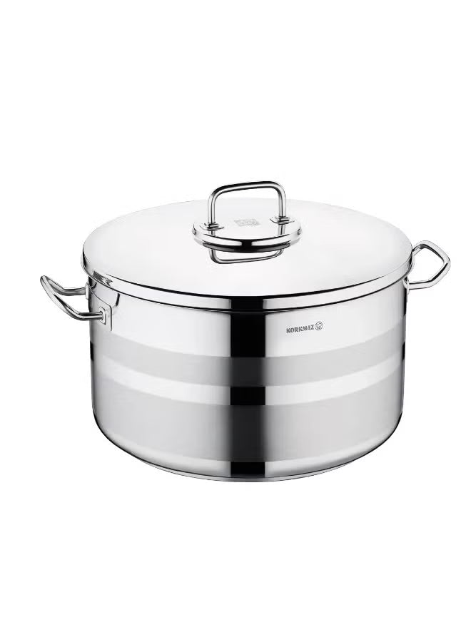 Korkmaz Astra2 Casserole 40x25 31 L Induction Pot for Cooking