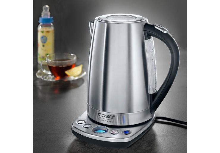 Caso Electric Kettle, 1.7 Liter,2200W,  High-quality stainless steel housing and interior, Automatic Switch-off for additional safety.  Caso Design Product