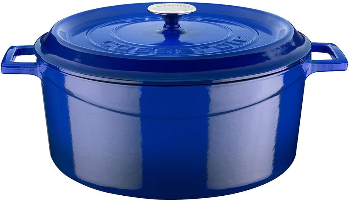LAVA Round Casserole, Dia. 14 cm (Blue)