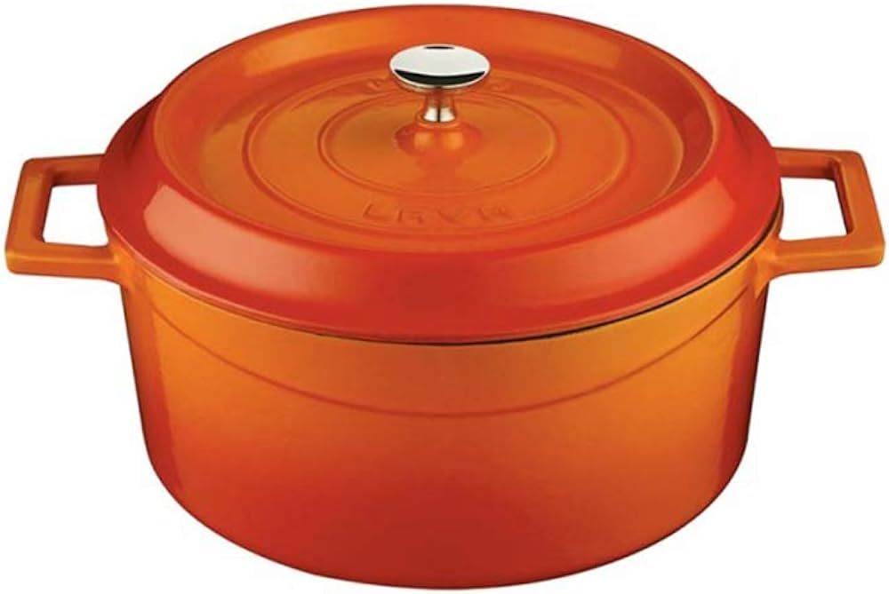 LAVA Round Casserole, Dia. 14 cm (Orange)