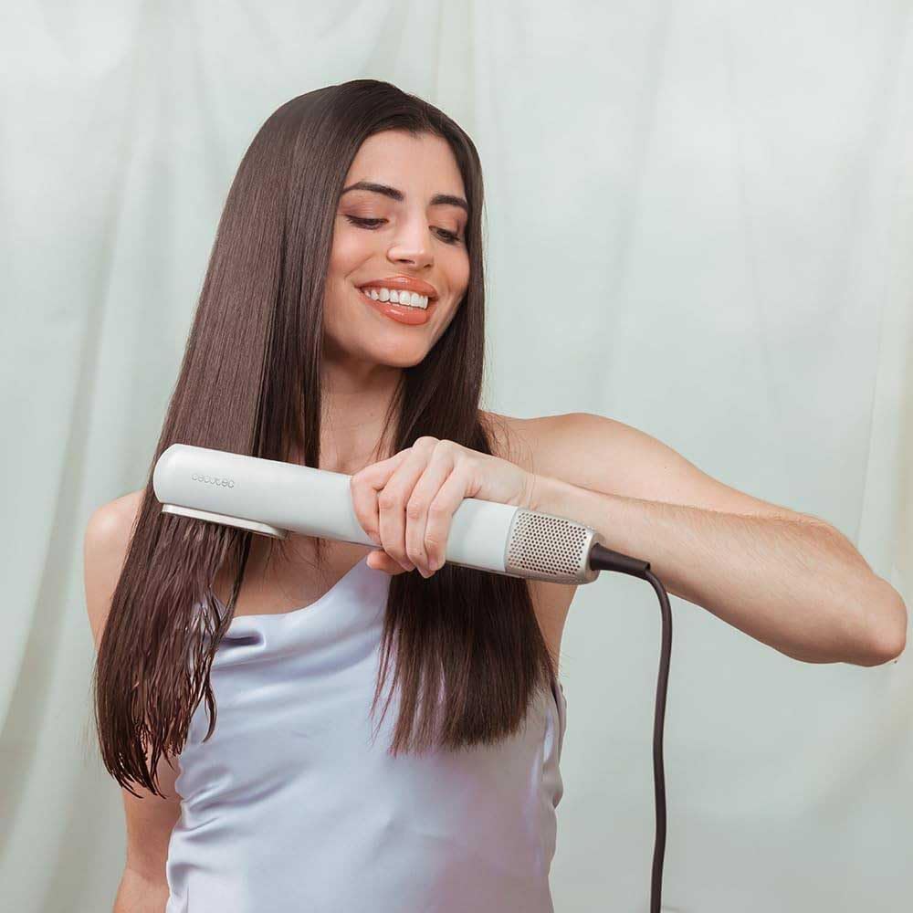 Cecotec Air Lisse Champagne Air Hair Straightener and Dryer