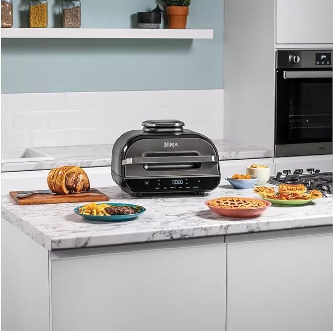 Ninja Foodi Max Ag551uk 6-In-1 Health Grill & Air Fryer - Grey