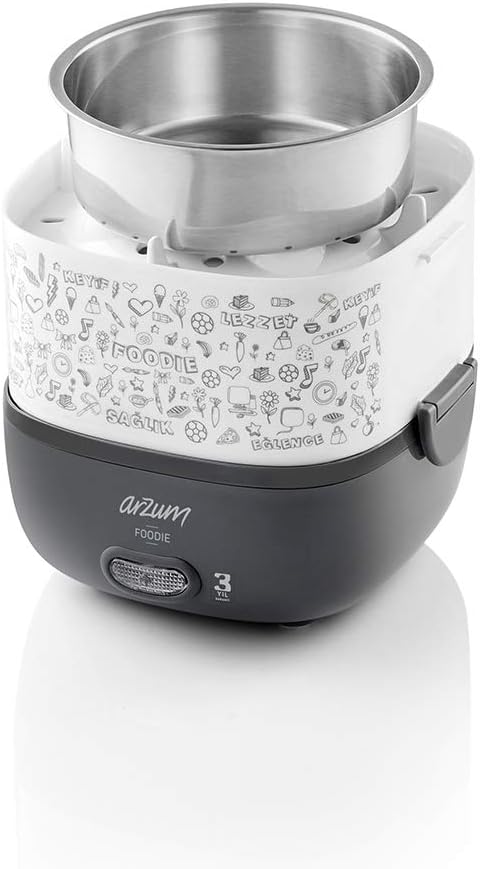 Arzum Electric Heated lunch Box Black 1.65 L