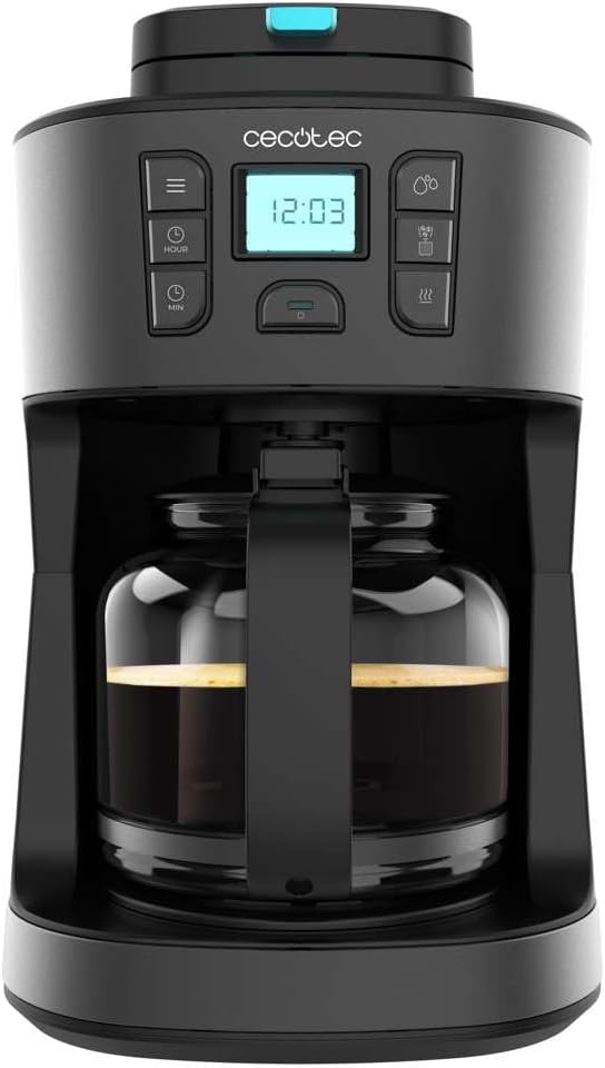 Cecotec Coffee 66 Grind & Drop Manual 1.8 L Carafe, Programmable Timer