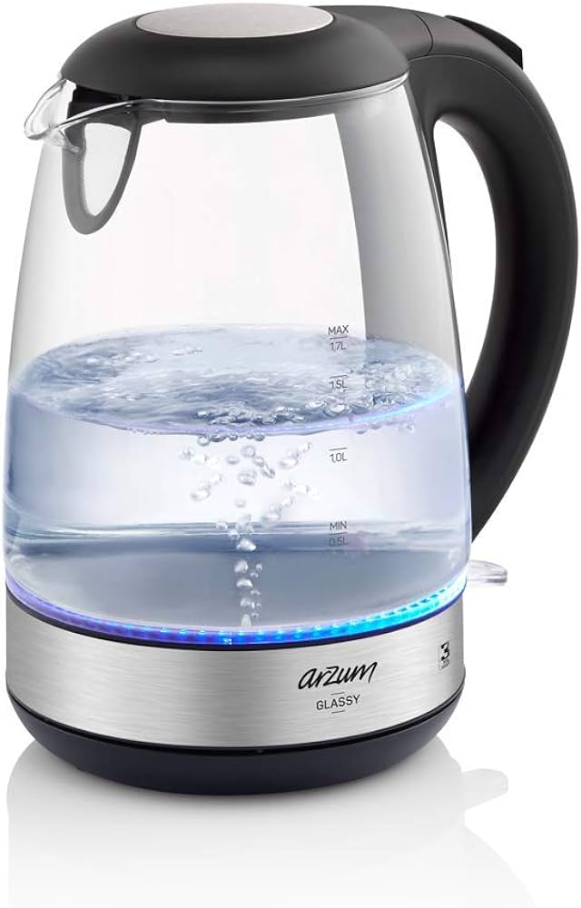 Arzum Ar3071 Electric Kettle 1.7 L 2200 W Black, Steel
