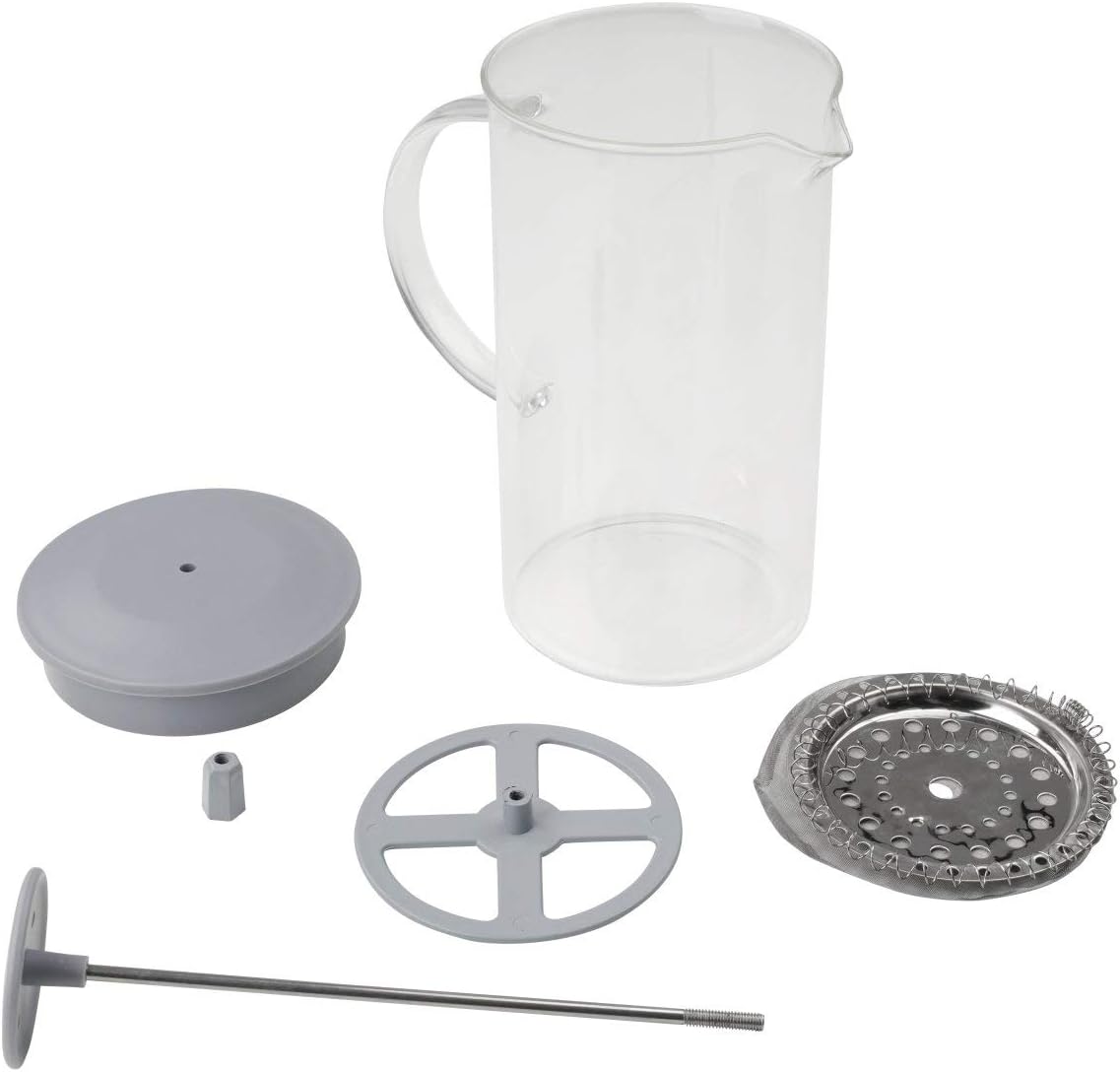 Fackelmann French Press, S.S & Glass, 100X180 mm, 1L