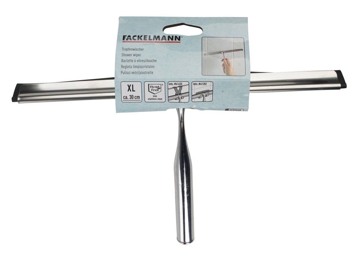 Fackelmann Drop Sweeper Xl, S.S & Rubber, 300X160X30 mm, Silver