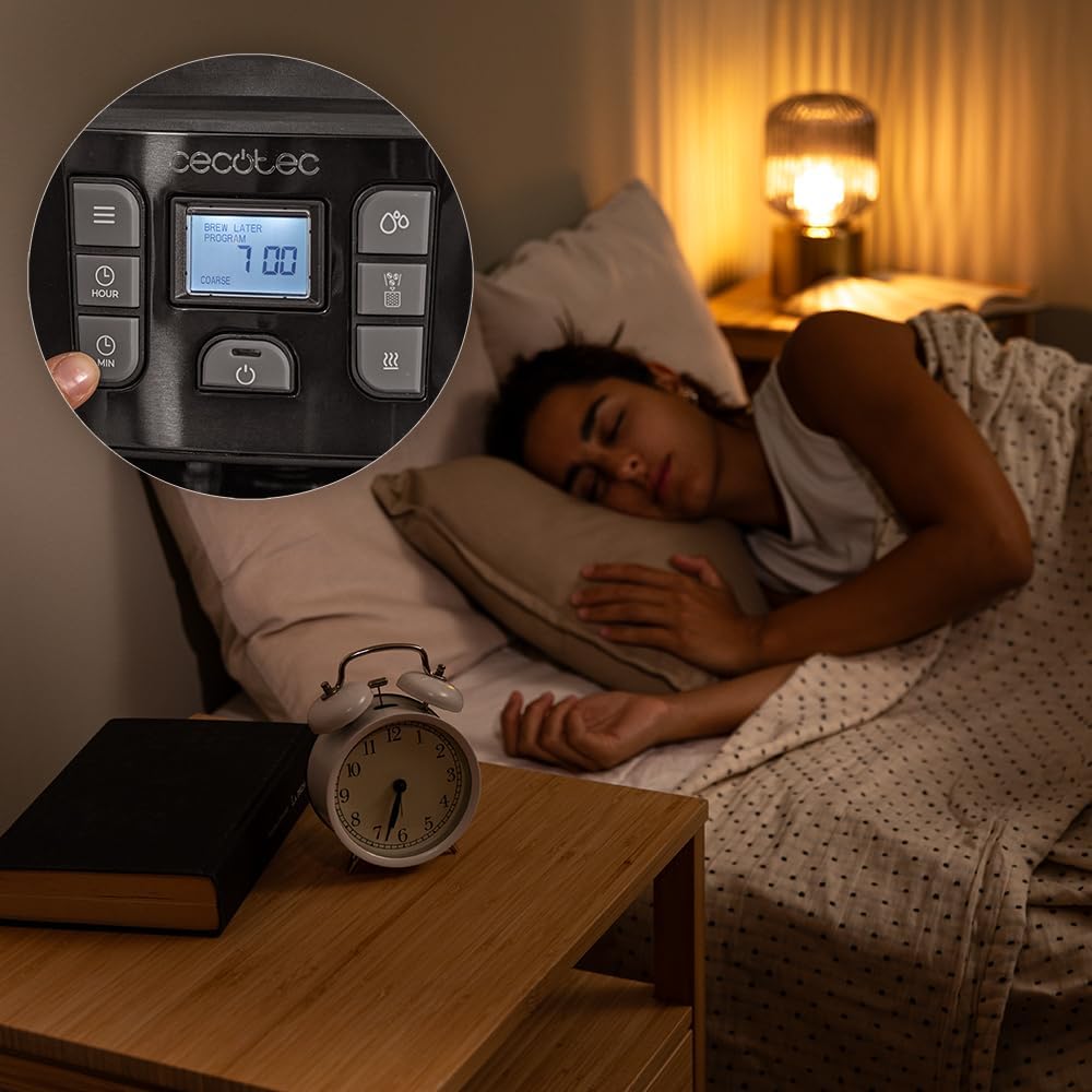 Cecotec Coffee 66 Grind & Drop Manual 1.8 L Carafe, Programmable Timer