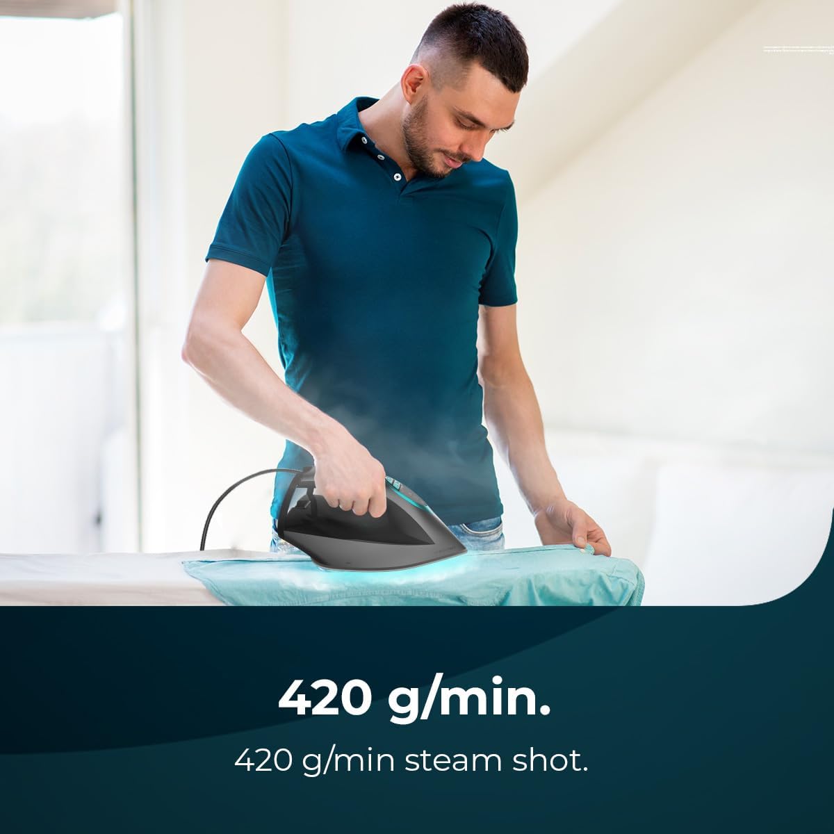 Cecotec Steam Iron Station 3200W High Pressure Power Steam