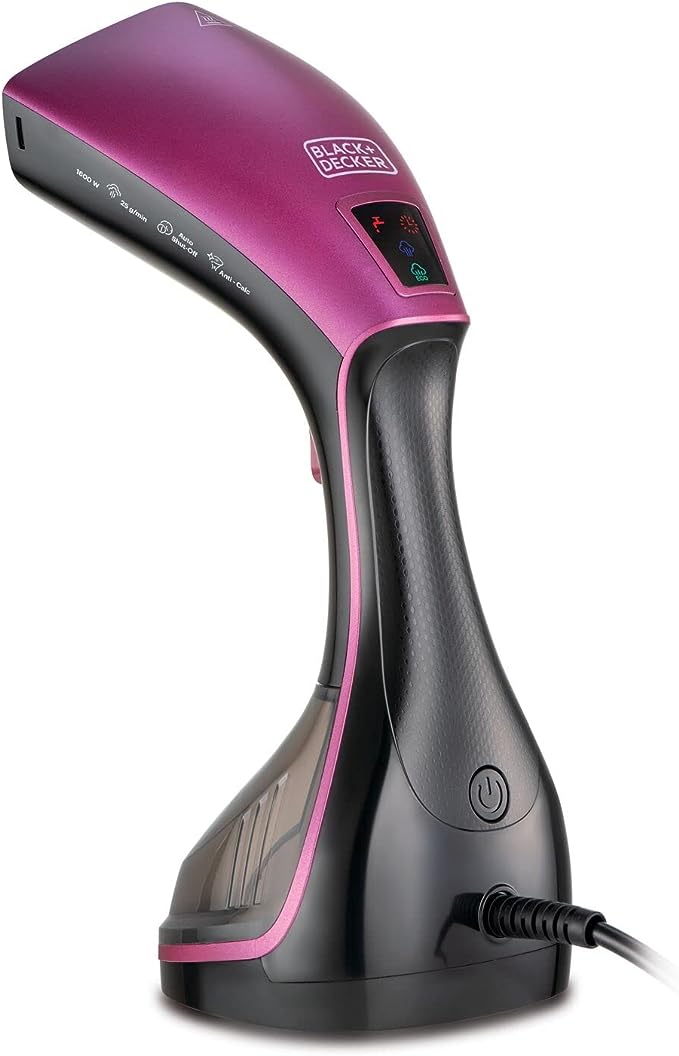 Black + Decker Portable Digital Handheld 1600W Garment Steamer